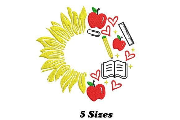 Review: Apple Sunflower Back to School Embroidery