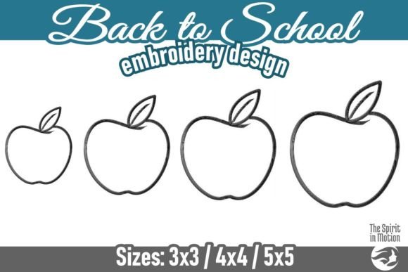 Review: Back to School Outline Apple for Apparel