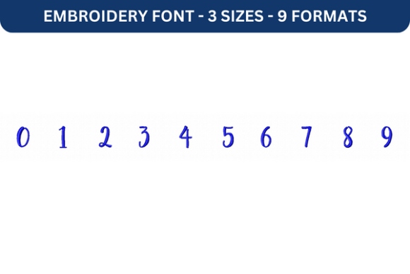 Review: Sweet Pea Font Number 0 to 9 for Business