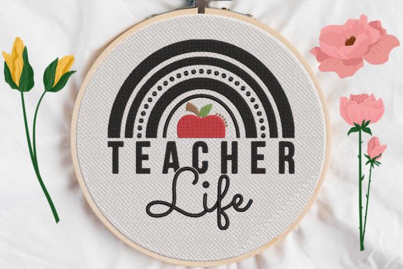 Review: Teacher Life Rainbow and Apple Design