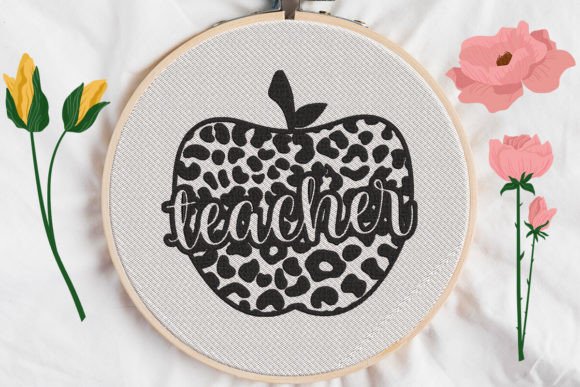 Review: Teacher Sign, Leopard Skin Apple Design