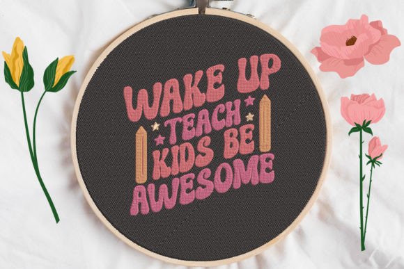 Review: Wake Up Teach Kids Be Awesome Embroidery