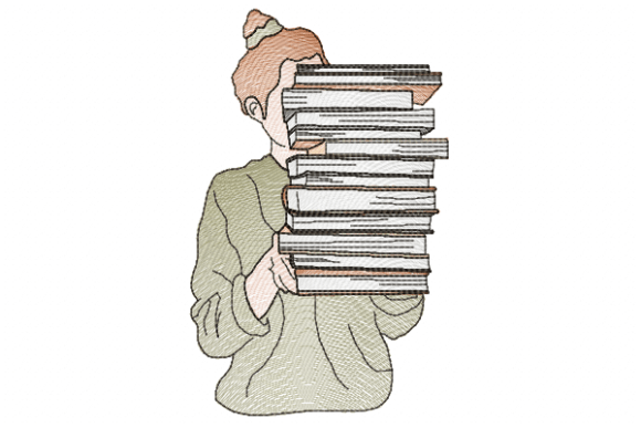 Reviewing Girl and Books for Real Embroidery Projects