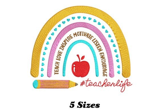 Reviewing Teach Love Inspire Rainbow Embroidery