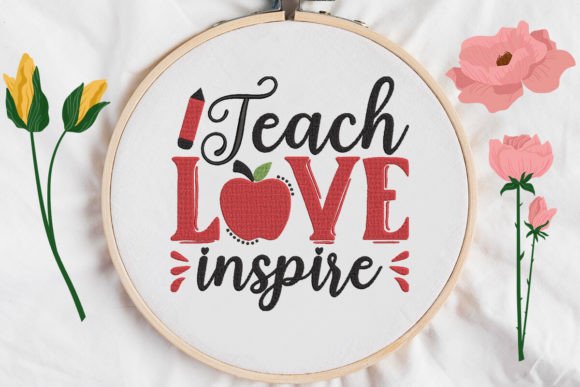 Reviewing Teach, Love, Inspire, Teacher for Boutique Sweatshirts