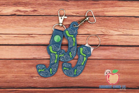 Reviewing the Designer Letters J Keyfob Keychain ITH